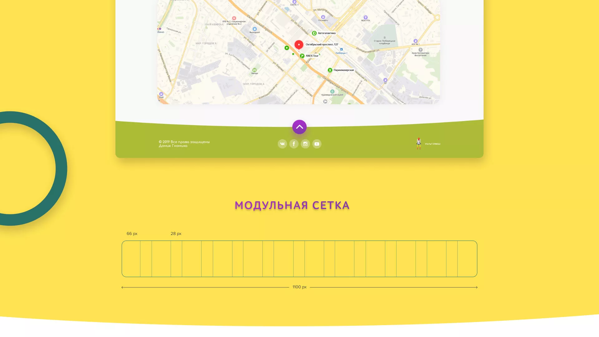 Разработка сайта детского активити-клуба «Домик гномика» в Буйнакске