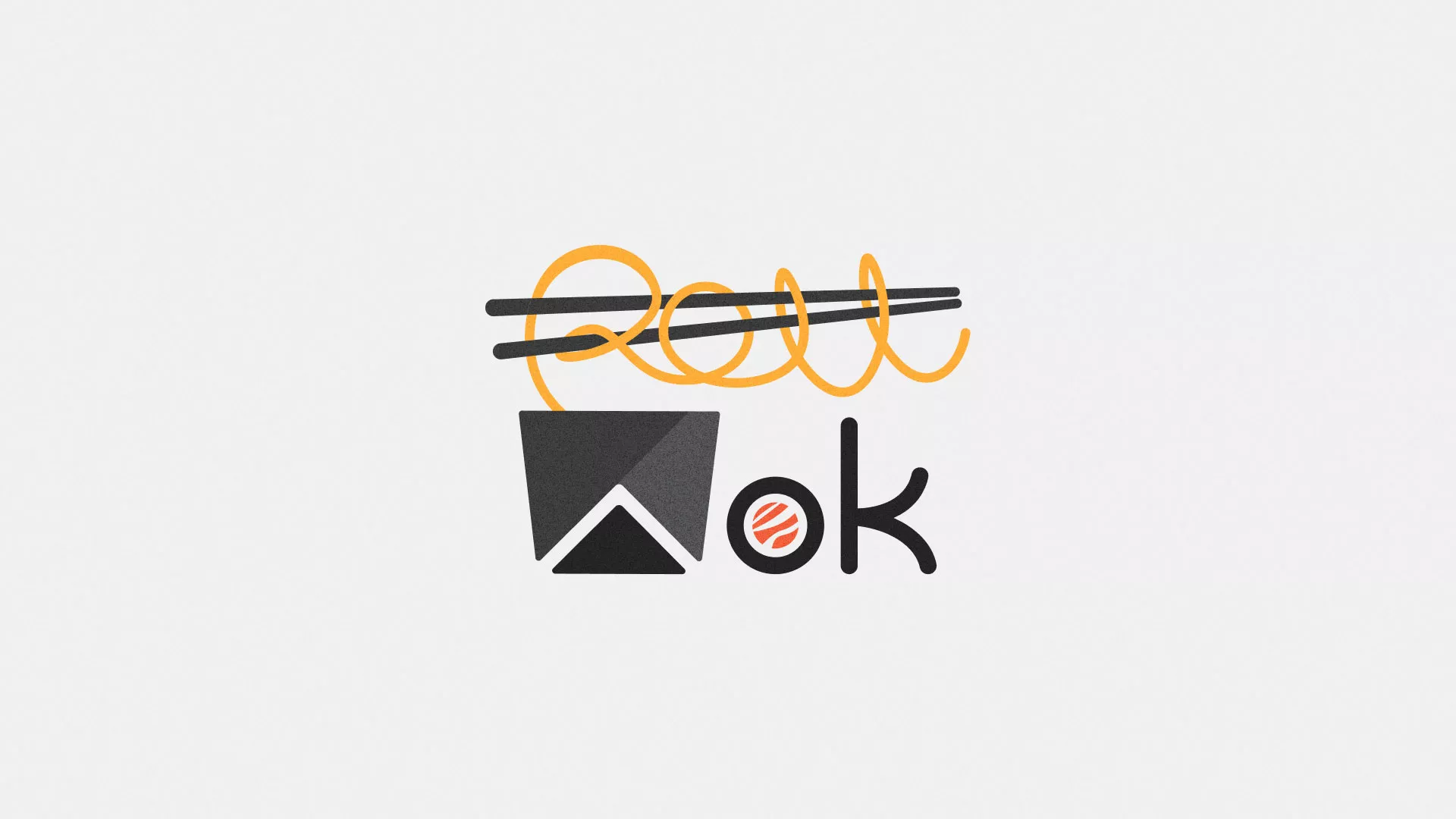 Разработка логотипа в Буйнакске для суши-бара «Roll Wok Club»